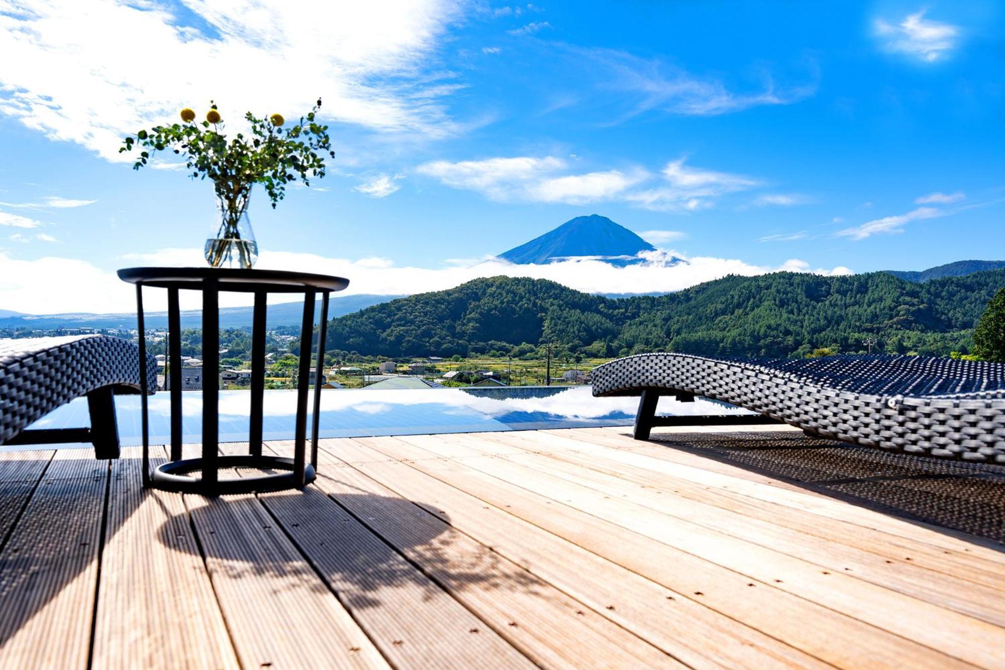 Fuji View And Spa Resort Tsumugi Kawaguchiko Fujikawaguchiko Eksteriør bilde