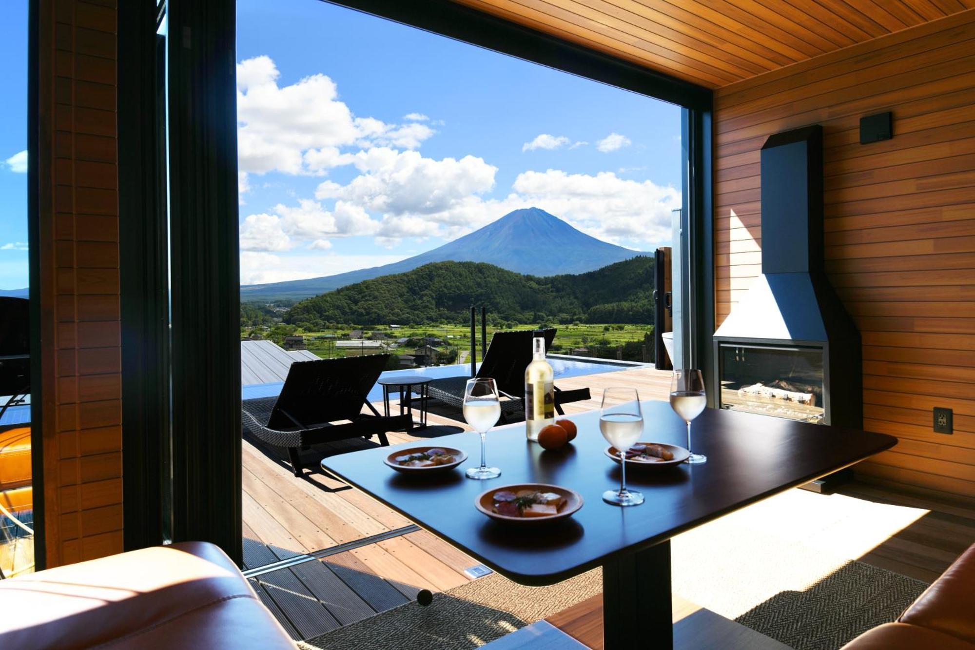 Fuji View And Spa Resort Tsumugi Kawaguchiko Fujikawaguchiko Eksteriør bilde